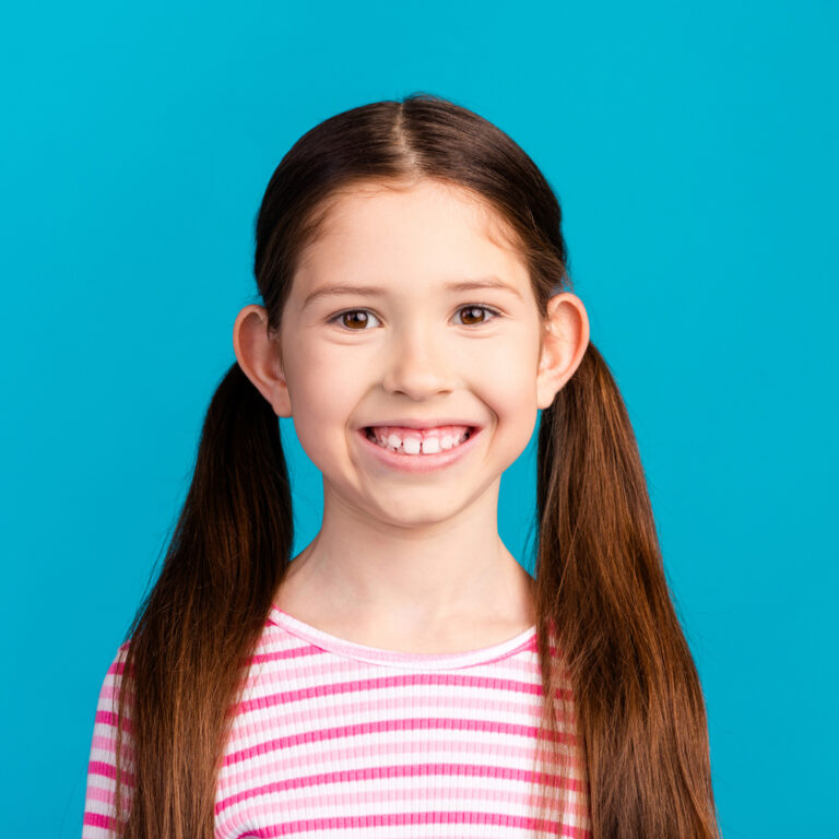 Smiling 9 Year Old Girl
