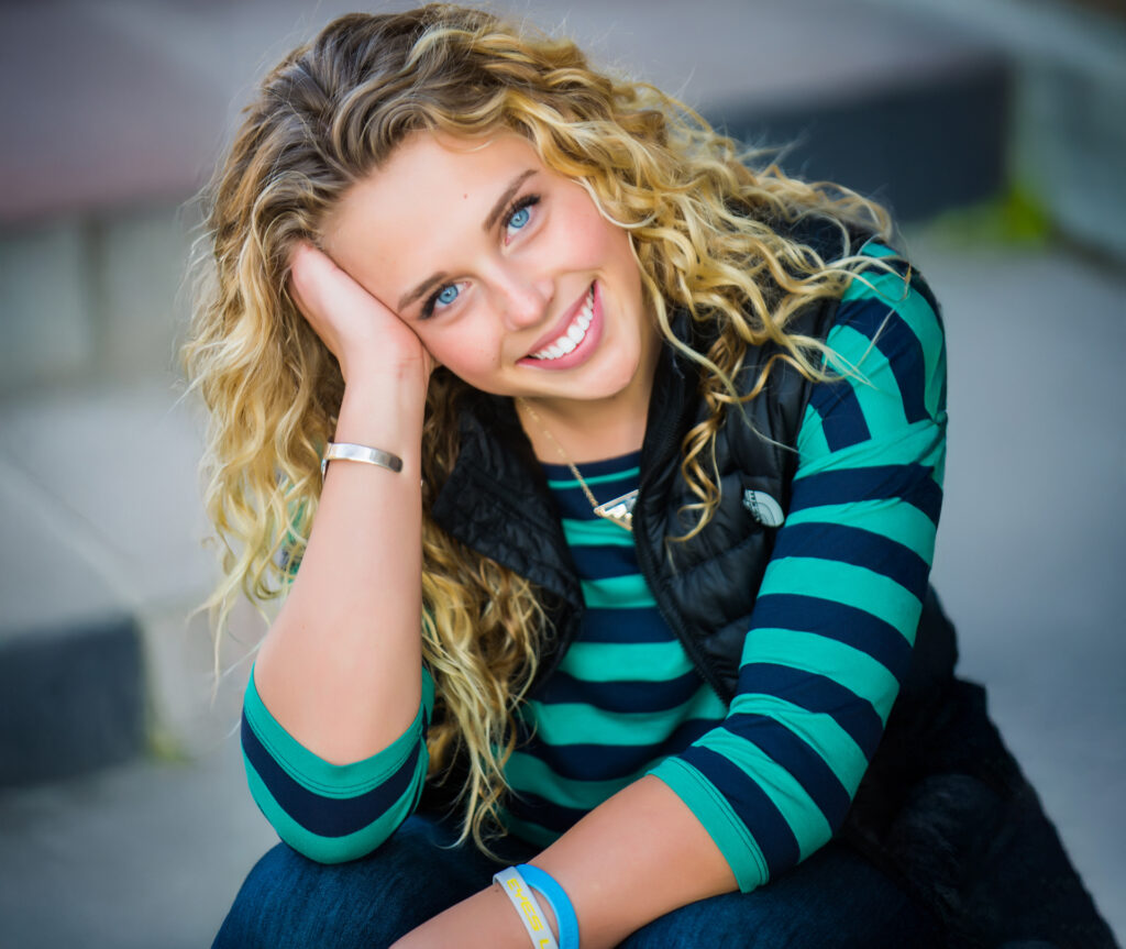 Smiling Female Teen