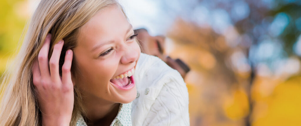 Smiling Patient Outdoors